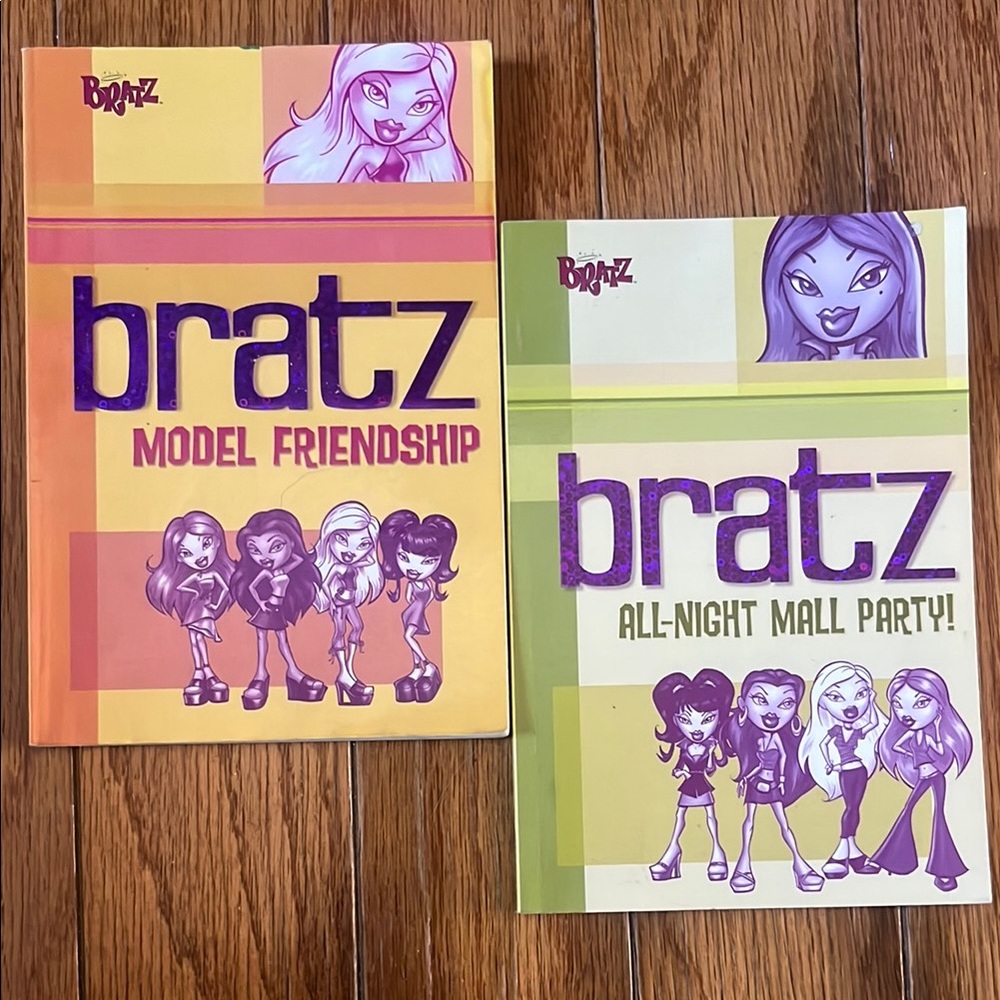 2 2004 Bratz paperback books y2k